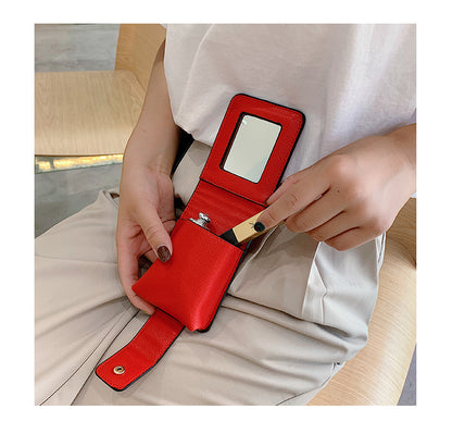 Mini Mirror Lipstick Bag