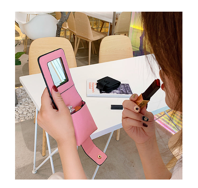 Mini Mirror Lipstick Bag